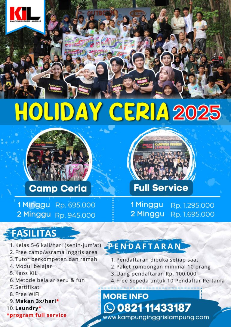 brosur full service kampung inggris lampung1